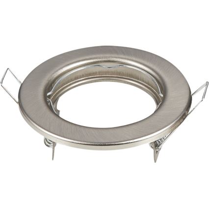 Aigostar - Set de 2 rame pentru spoturi încastrate GU10 Ø 8 cm crom mat