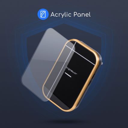 Aigostar - Sonerie wireless pentru priză 230V/12V IP44, negru