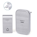 Aigostar - Sonerie wireless de priză 230V/12V IP44 argintie