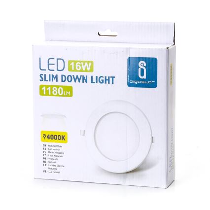 Aigostar - Spot LED încastrat ULTRATHIN LED/16W/230V 4000K alb
