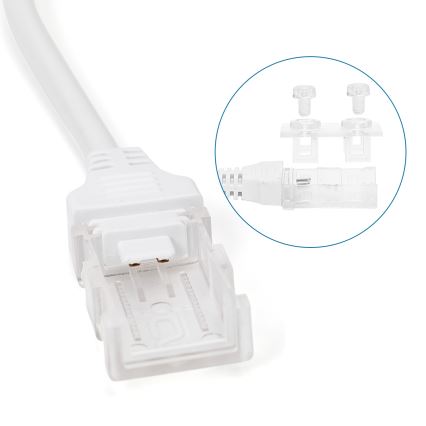 Aigostar - Sursă de alimentare pentru benzi LED 10 mm 600W/230V alb