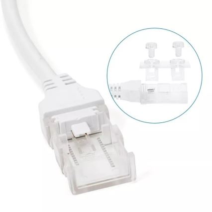 Aigostar - Sursă de alimentare pentru benzi LED de 8 mm, 600W/230V, albă