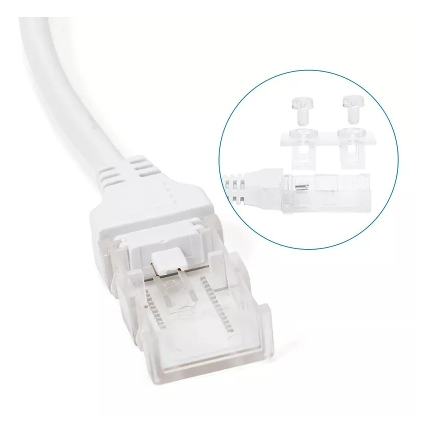 Aigostar - Sursă de alimentare pentru benzi LED de 8 mm, 600W/230V, albă
