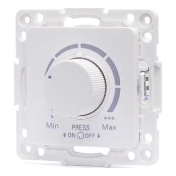 Aigostar - Variator de intensitate fără ramă 250V/10A, alb
