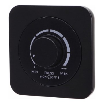Aigostar - Variator de lumină cu ramă 250V/10A, negru