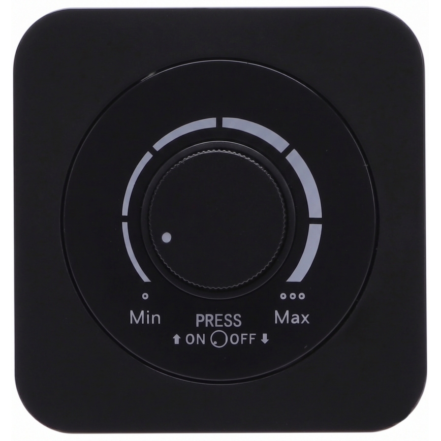 Aigostar - Variator de lumină cu ramă 250V/10A, negru