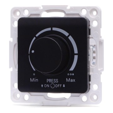 Aigostar - Variator de lumină fără ramă 250V/10A, negru