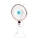 Aigostar - Ventilator de buzunar reîncărcabil 5W/5V 2400mAh USB alb