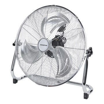 Aigostar - Ventilator de podea, 100 W/230 V, diametru 54 cm, crom lucios