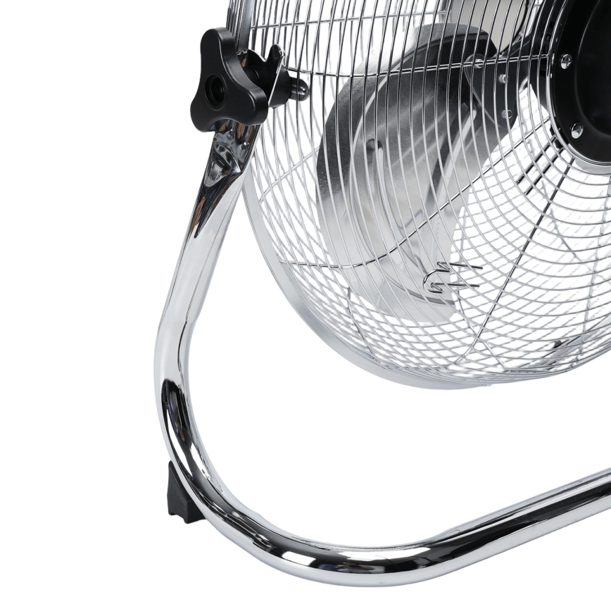 Aigostar - Ventilator de podea 100W/230V Ø 54 cm crom lucios
