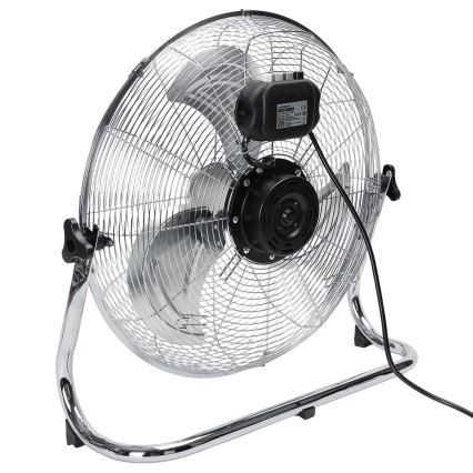 Aigostar - Ventilator de podea 100W/230V Ø 54 cm crom lucios