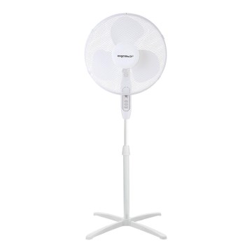 Aigostar - Ventilator de podea 40W/230V, diam. 40 cm, alb