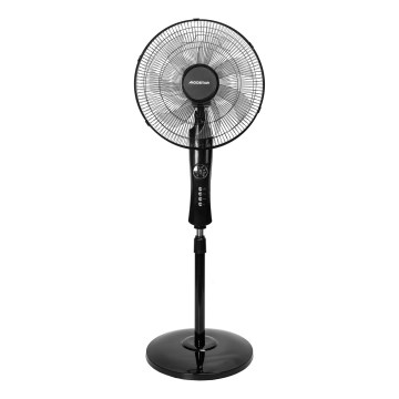 Aigostar - Ventilator de podea 50W/230V 130 cm negru + telecomandă