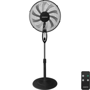 Aigostar - Ventilator de podea 55W/230V 130 cm, negru + telecomandă