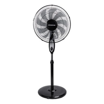 Aigostar - Ventilator de podea 55W/230V 130 cm negru + telecomandă