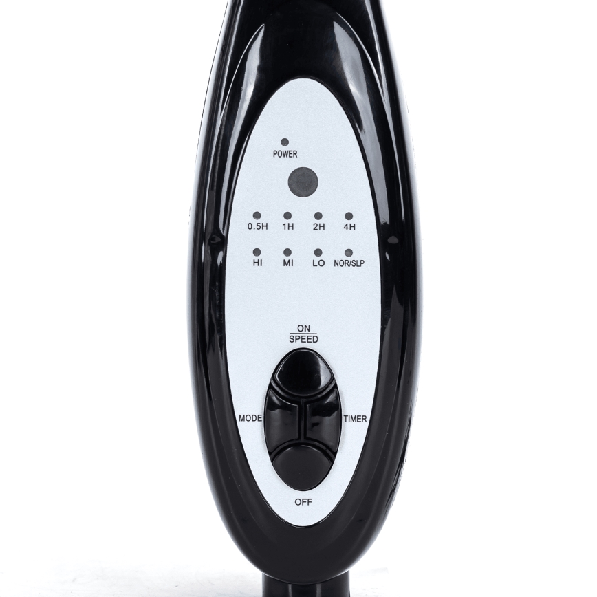 Aigostar - Ventilator de podea 55W/230V 130 cm, negru + telecomandă