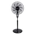 Aigostar - Ventilator de podea 60 W/230 V, 130 cm, negru + telecomandă