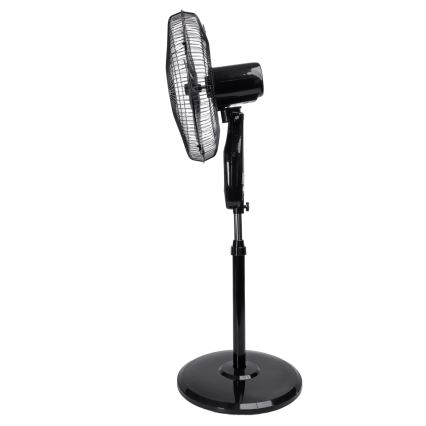 Aigostar - Ventilator de podea 60W/230V negru