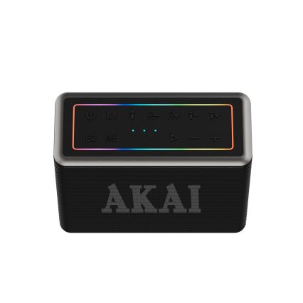 AKAI ABTSW-120 - Boxă portabilă fără fir 80W, baterie 4000 mAh, IPX6, cu 2 microfoane