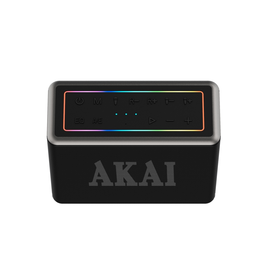 AKAI ABTSW-120 - Boxă portabilă fără fir 80W, baterie 4000 mAh, IPX6, cu 2 microfoane