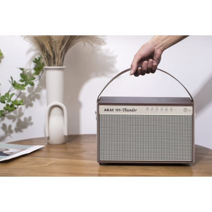 AKAI M5 Thunder Coffee - Boxă wireless 70 W/8000 mAh