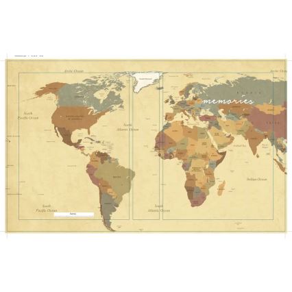 Album foto 19x25 cm 100 de pagini hartă Hama