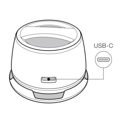 Aligator ABSMB01 - Boxă magnetică pentru MagSafe Mini Beat 400 mAh, neagră