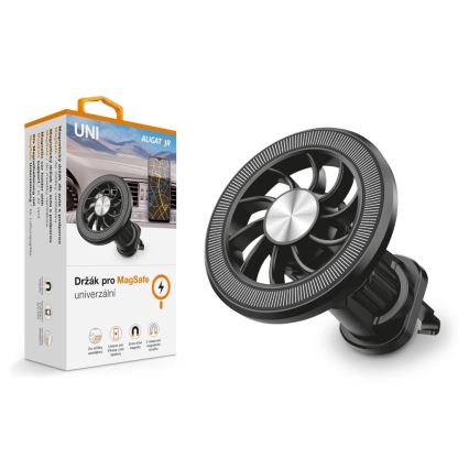 Aligator AMS06BK - Suport auto magnetic MagSafe pentru telefon, negru
