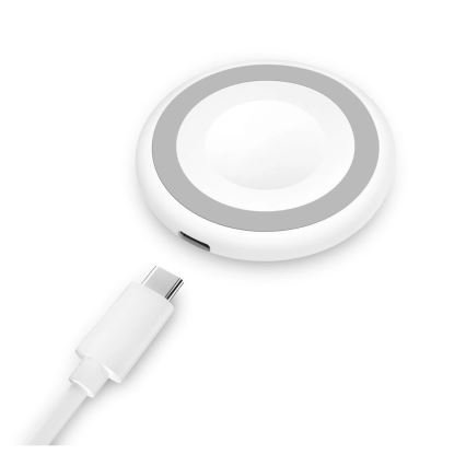 Aligator AMS08WT - Încărcător wireless MagSafe 3 în 1, 15 W, alb