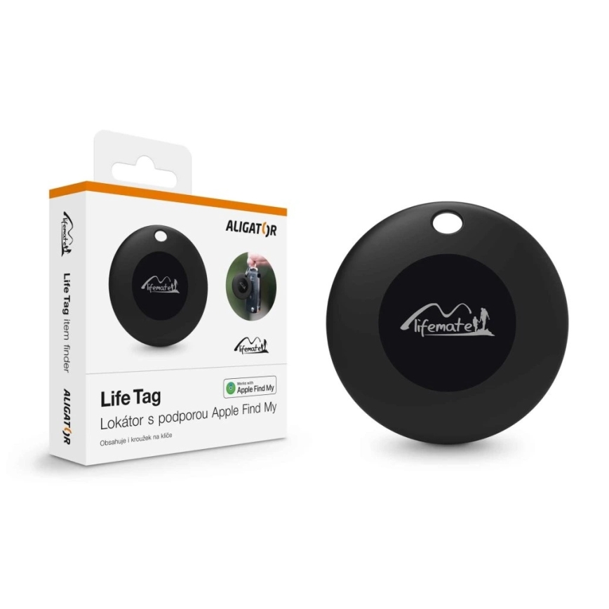 Aligator APD001 - Localizator Life Tag, 1x CR2032, IP65, negru