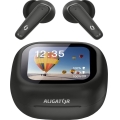 Aligator ATR10BK - Căști wireless 2-în-1 cu traducător integrat Pods Translate, 470 mAh + 2x 40 mAh, negru