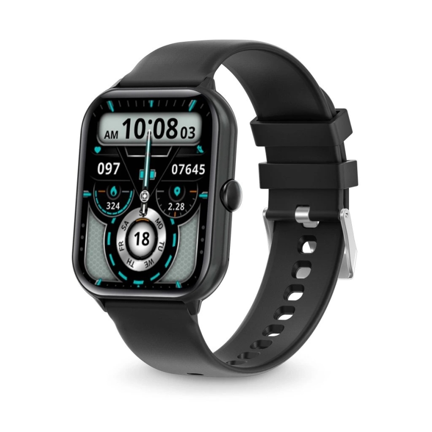 Aligator AW10BK - Ceas inteligent Watch GO, 220 mAh, IP67, negru