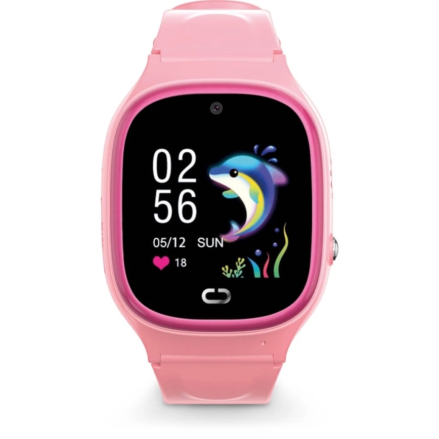 Aligator AW11PK Watch Junior 2 - ceas inteligent, 450 mAh, IP67, Wi-Fi, roz