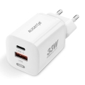 Aligator CHPD0020 - adaptor de încărcare rapidă GaN Power Delivery 33W USB-A + USB-C alb