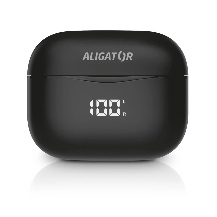 Aligator TWS06 - căști wireless Pods PRO 3, baterie 200 mAh + 2 x 30 mAh, IP30, negru