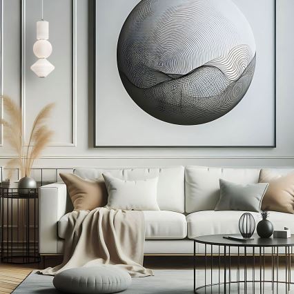 Alora Mood - Pendul BIJOU LED pe cablu, 20W/230V, 3000K, crom mat