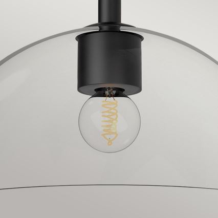 Alora Mood - Plafonieră JUDE 1xE27/60W/230V, Ø 30,5 cm, neagră
