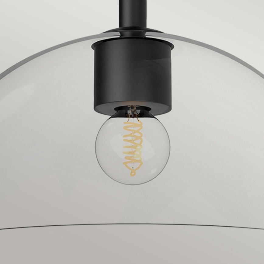 Alora Mood - Plafonieră JUDE 1xE27/60W/230V, Ø 30,5 cm, neagră
