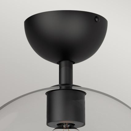Alora Mood - Plafonieră JUDE 1xE27/60W/230V, Ø 30,5 cm, neagră