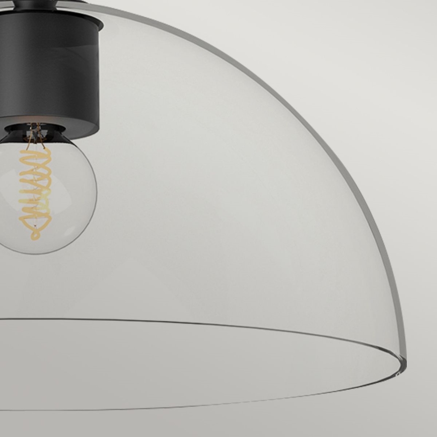 Alora Mood - Plafonieră JUDE 1xE27/60W/230V, Ø 30,5 cm, neagră