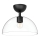 Alora Mood - Plafonieră JUDE 1xE27/60W/230V, Ø 30,5 cm, neagră