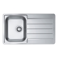 ALVEUS 1065560 - Chiuvetă de bucătărie LINE 86 x 50 cm, oțel inoxidabil satinat
