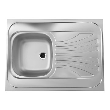 ALVEUS 1095618 - Chiuvetă de bucătărie CLASSIC 80x60 cm inox satinat, fără margine, reversibilă