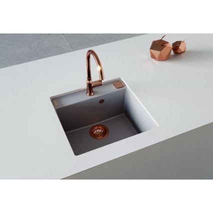 ALVEUS 1128395 - Chiuvetă de bucătărie FORMIC 52x51 cm granit/alb