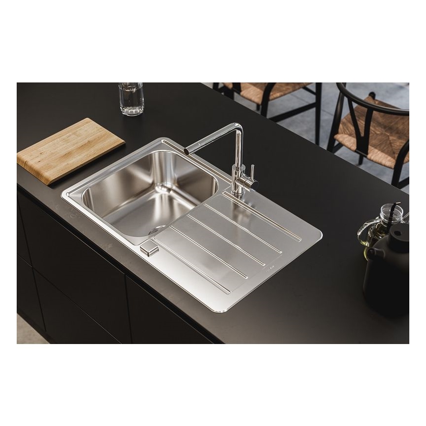 ALVEUS 1136608 - Chiuvetă de bucătărie LINE 79x50 cm inox/satinat, fără excentric