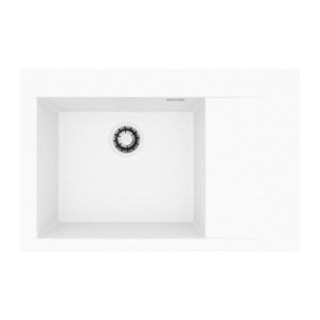 ALVEUS 1149299 - Chiuvetă de bucătărie PURE, 79 x 51,5 cm, granit, alb