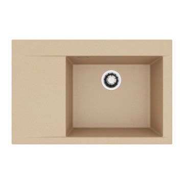 ALVEUS 1149501 - Chiuvetă de bucătărie PURE 79x51,5 cm granit/maro