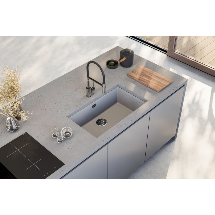 ALVEUS 1150058 - Chiuvetă de bucătărie OMNI 75x45 cm granit/albă