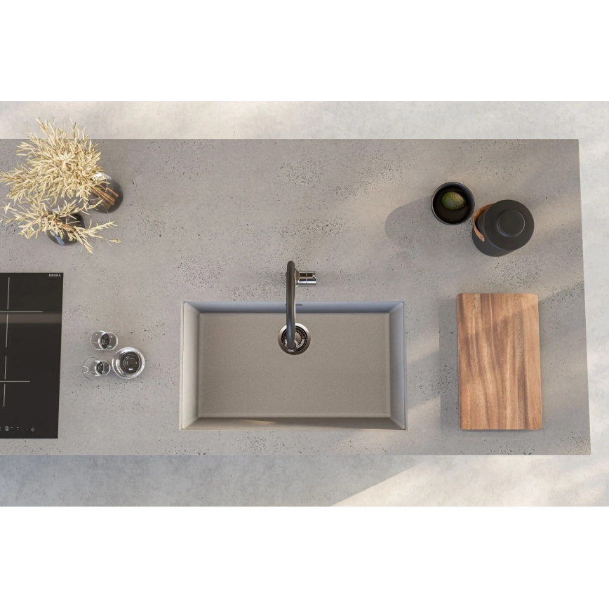 ALVEUS 1150058 - Chiuvetă de bucătărie OMNI 75x45 cm granit/albă