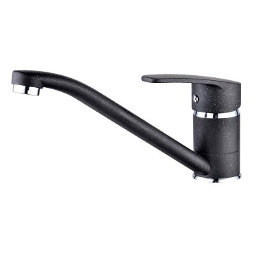 ALVEUS 1150800 - Baterie pentru chiuvetă CLARA, 13,5 cm, granit/negru